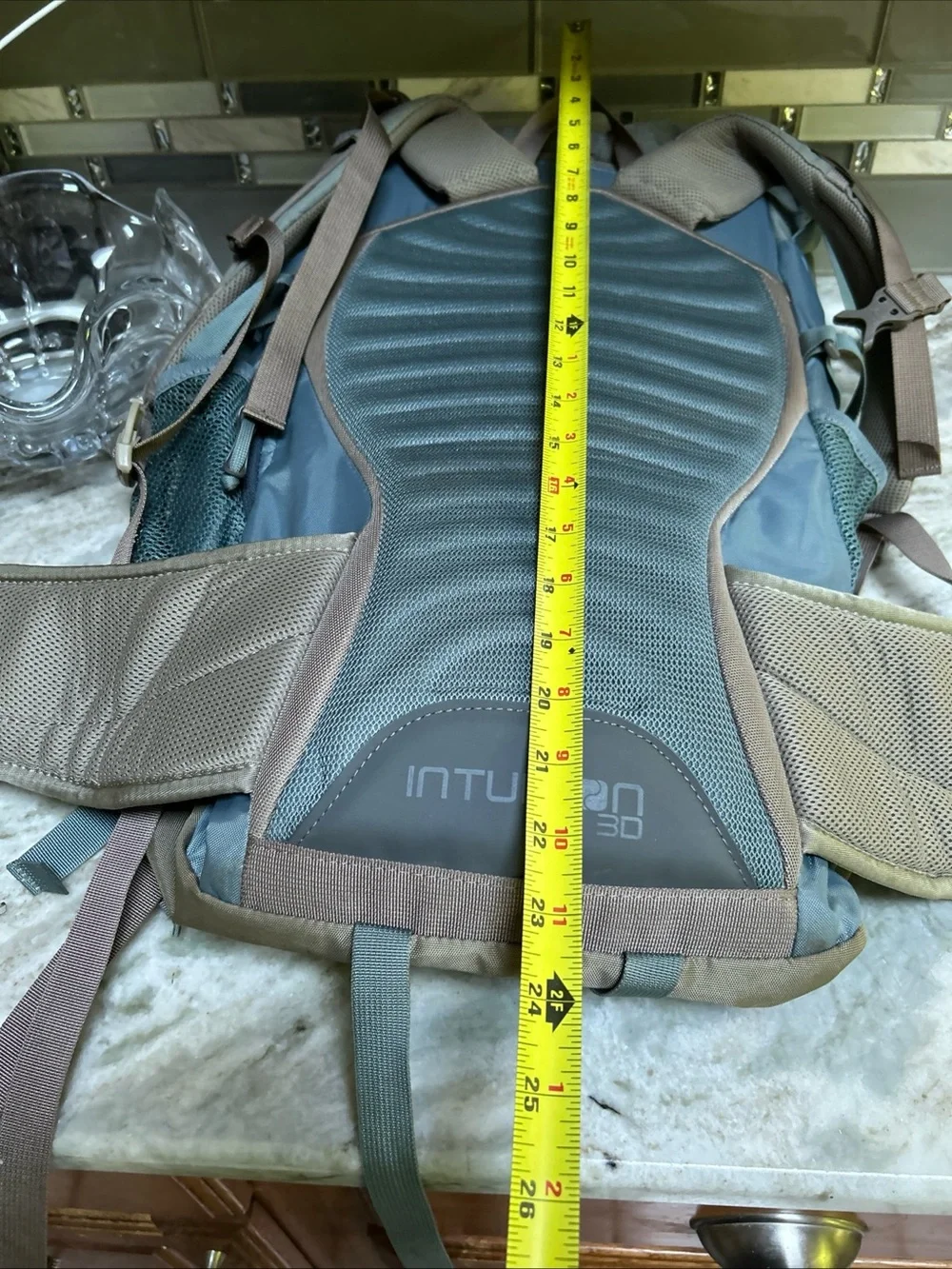 Gregory 45 L SAGE Backpack WOMEN L Camping Outdoors  HIKING INTUITION. Very good